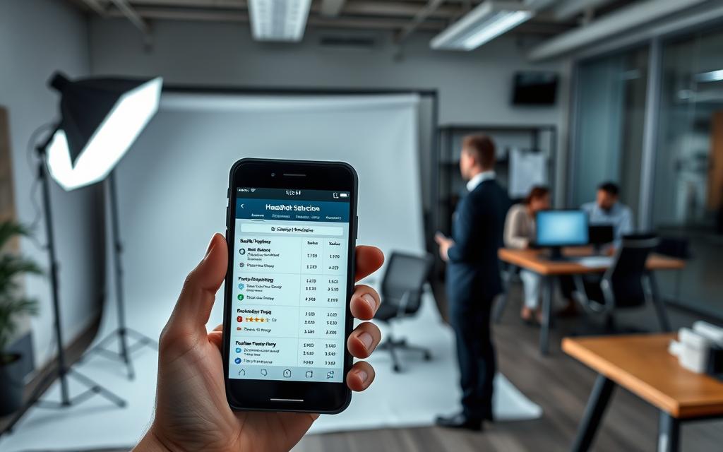 selecting professional headshot service