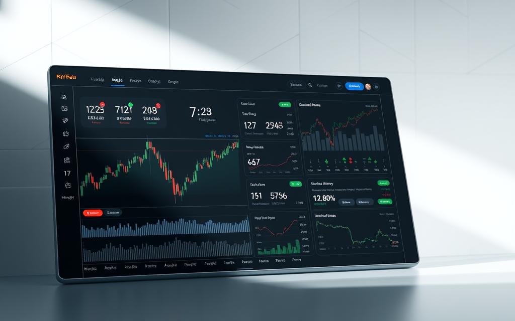 trading platform dashboard